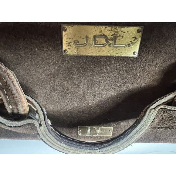 Neiman Marcus Tweed/Suede Luggage Set..plaid Houndstooth Prop Retro MCM - Picture 6 of 16